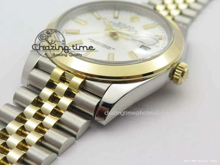 Best AAA Replica Sites On Dial Noob Silver Jubilee YG 126303 A 41mm Wrapped 1:1 Compact SS YG 3764 Bracelet Best Edition DateJust 0116